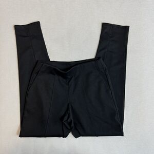 Hue Pants Women's XSmall Ankle Length Stretch Black Comfort Elastic Waist (454)